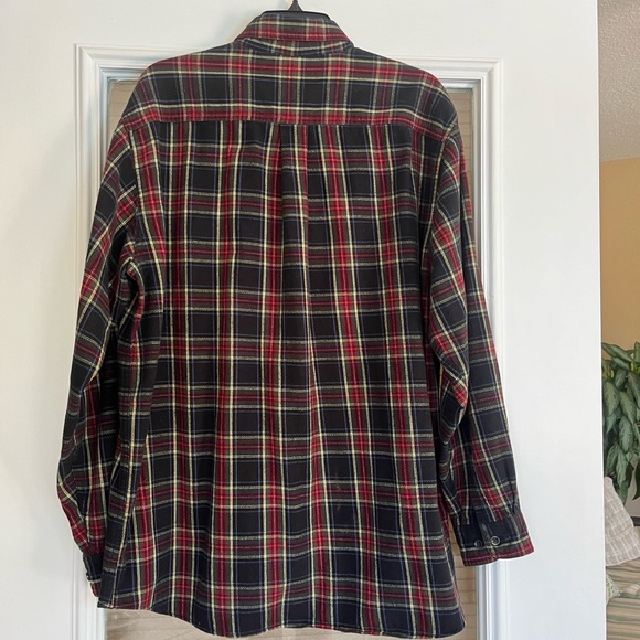 Men’s LL Bean Traditional Fit Flannel Shirt (large) - Picture 3 of 7